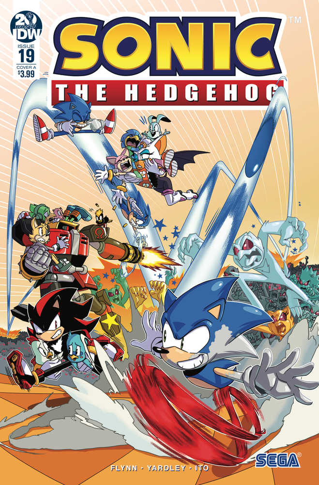 Sonic The Hedgehog #19 Cover A Jampole 