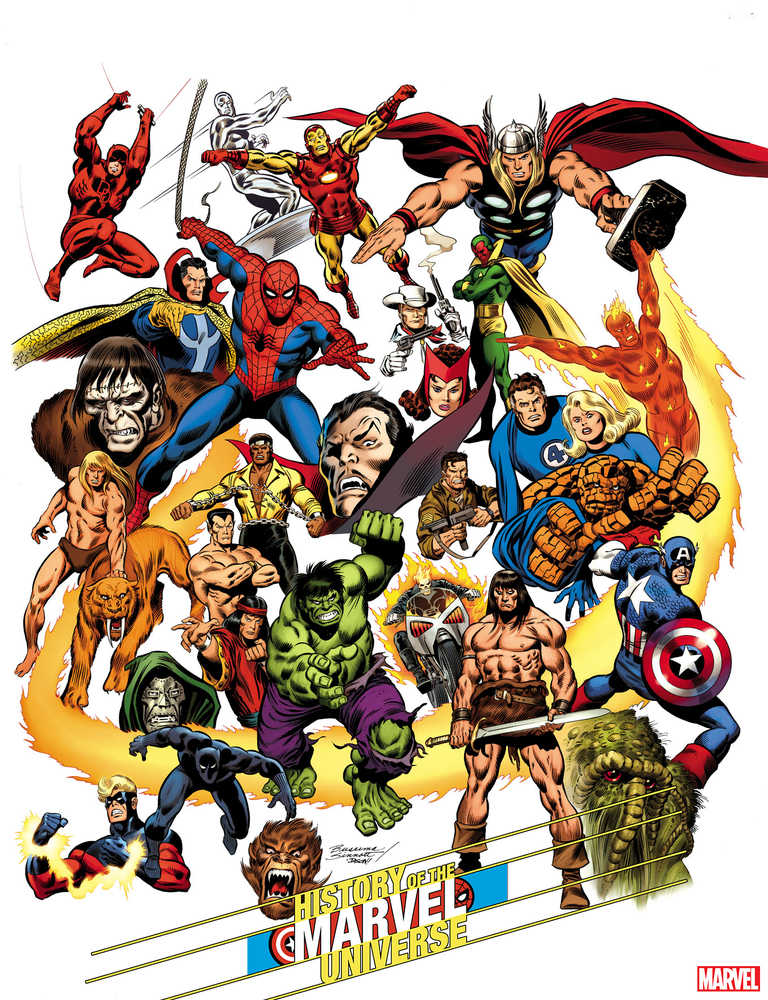 History Of Marvel Universe #1 (Of 6) Buscema Hidden Gem Variant