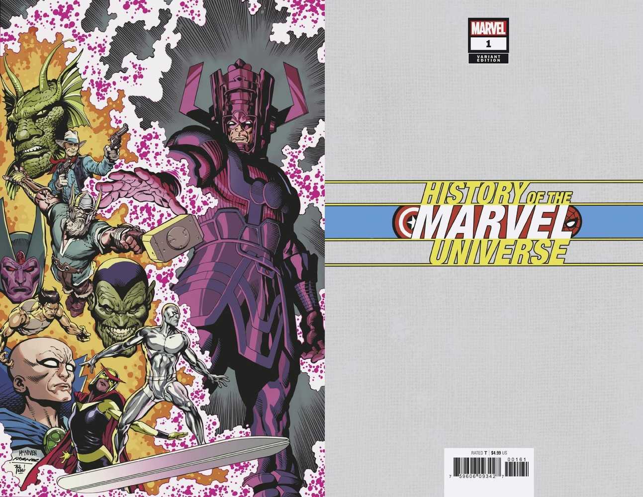 History Of Marvel Universe #1 (Of 6) Mcniven Full Art Variant