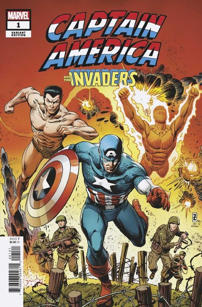 Captain America Invaders Bahamas Triangle #1 Zircher Variant