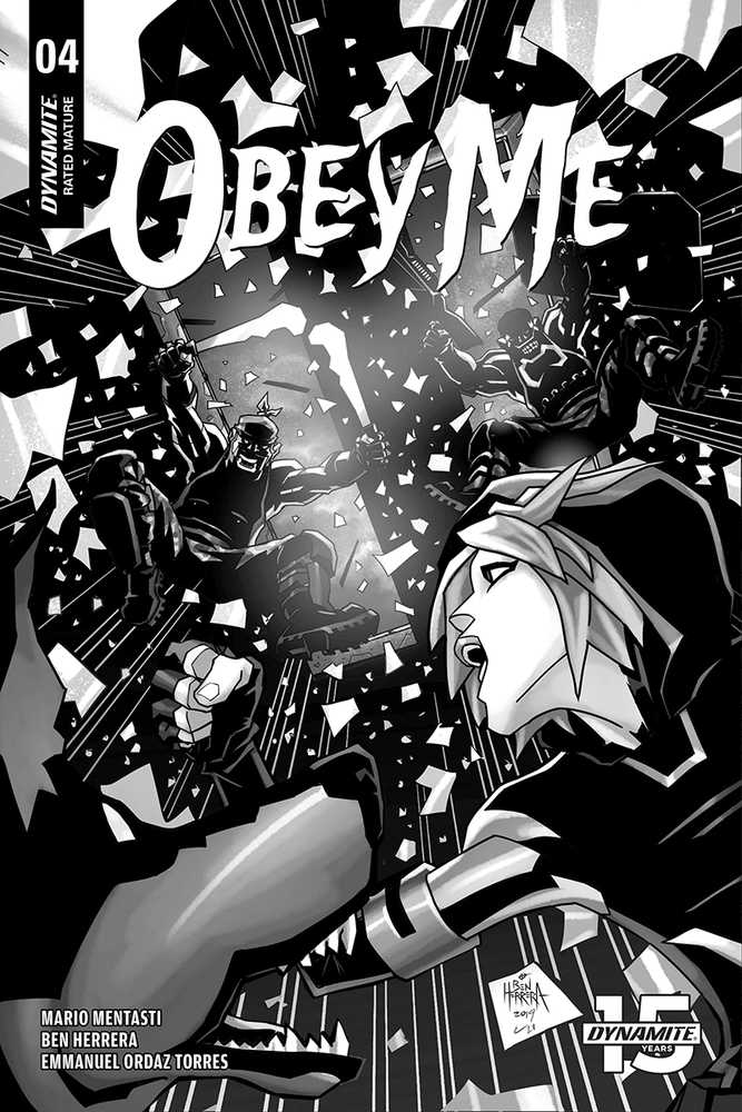 Obey Me #4 10 Copy Herrera Black & White Variant Edition  (Mature)