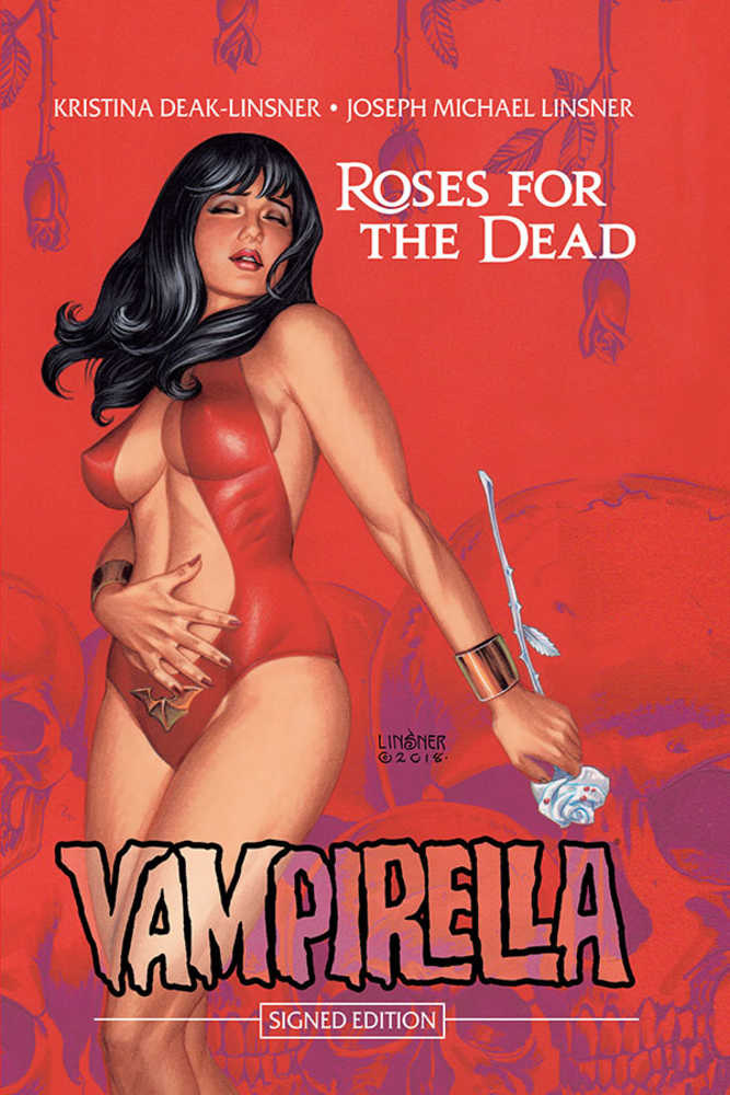 Vampirella Roses For Dead Hardcover Signed Edition 