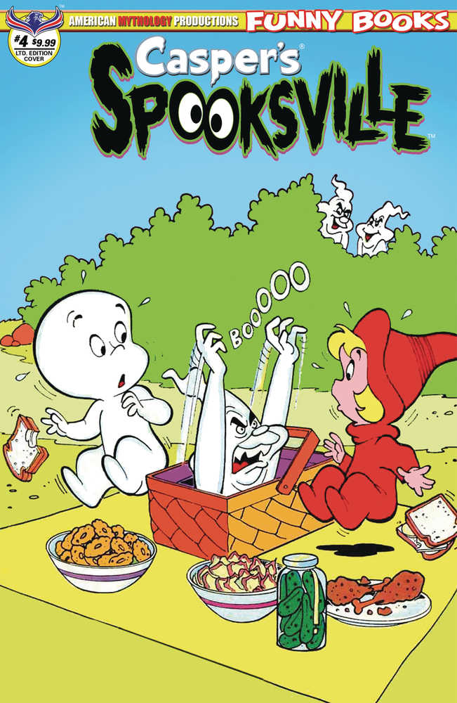 Caspers Spooksville #4 (Of 4) Retro Animation Limited Edition Cover 