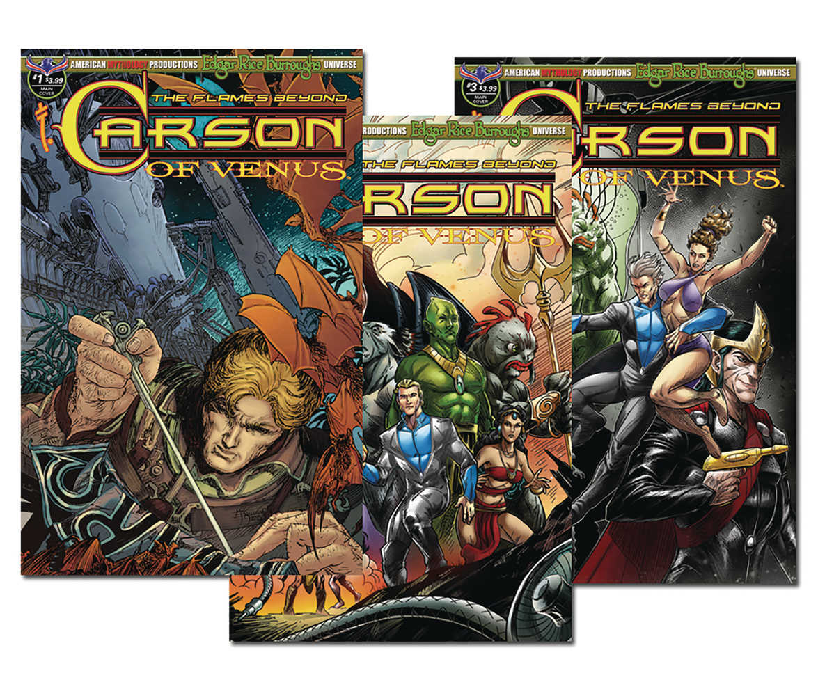 Carson Of Venus Falmes Beyond #1 3 Reader Set