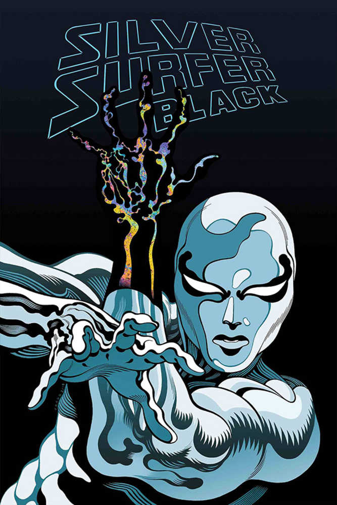 Df Silver Surfer Black #1 Signed Cates Plus 1
