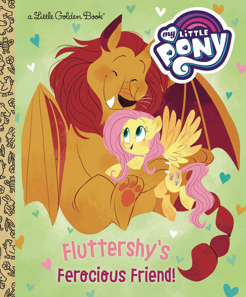 Fluttershys Ferocious Friend Mlp Little Golden Book 