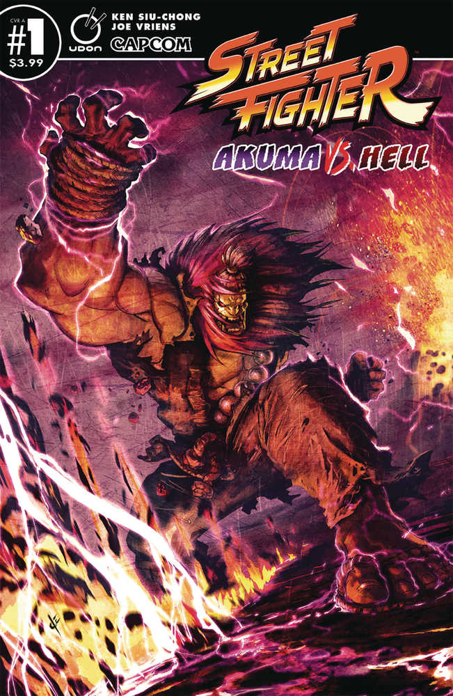 Street Fighter Akuma vs Hell #1 Cover A Vriens