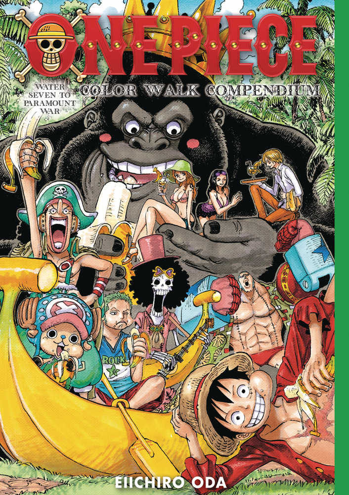 One Piece Color Walk Compendium Hardcover Water 7 Paramount War 