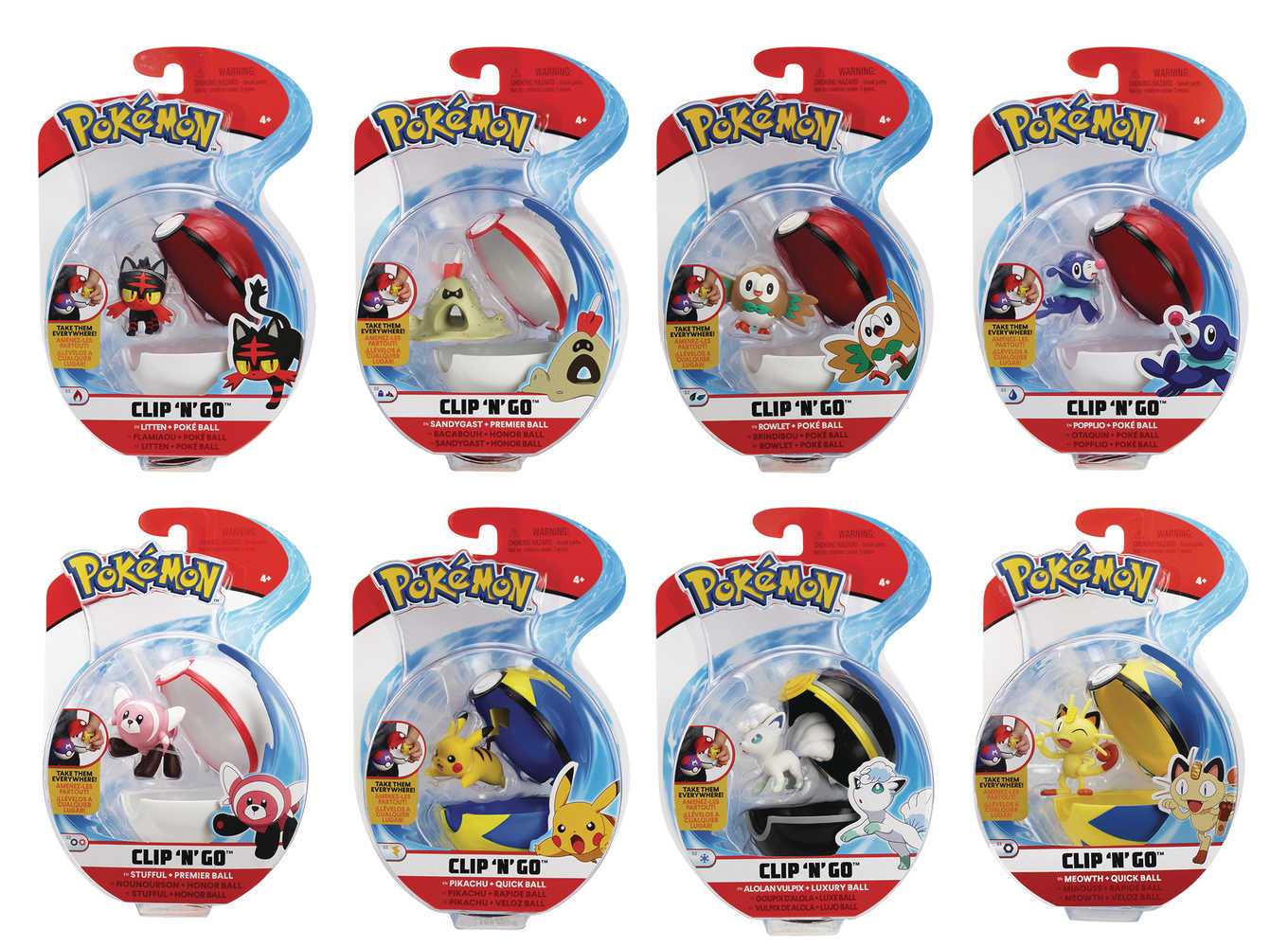 Pokemon Clip N Go Figure Assortment Wave 2  
