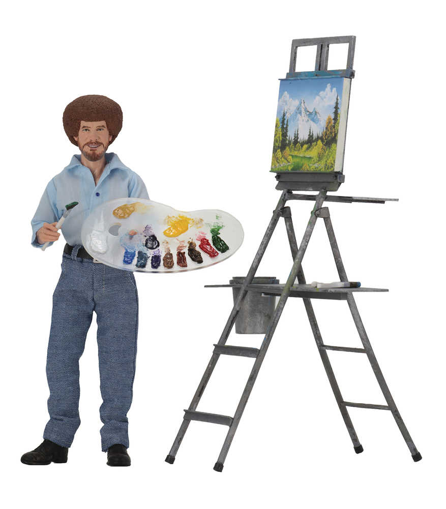 Bob Ross 8 In Retro Action Figure 