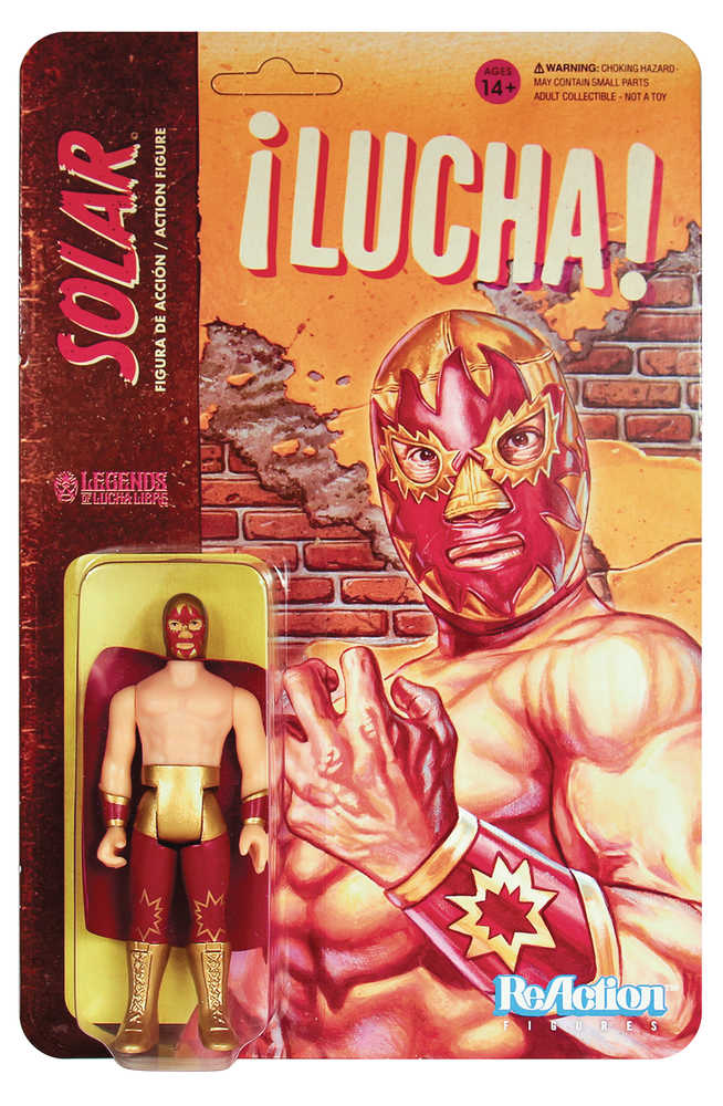 Lucha Libre Solar Reaction Figure  
