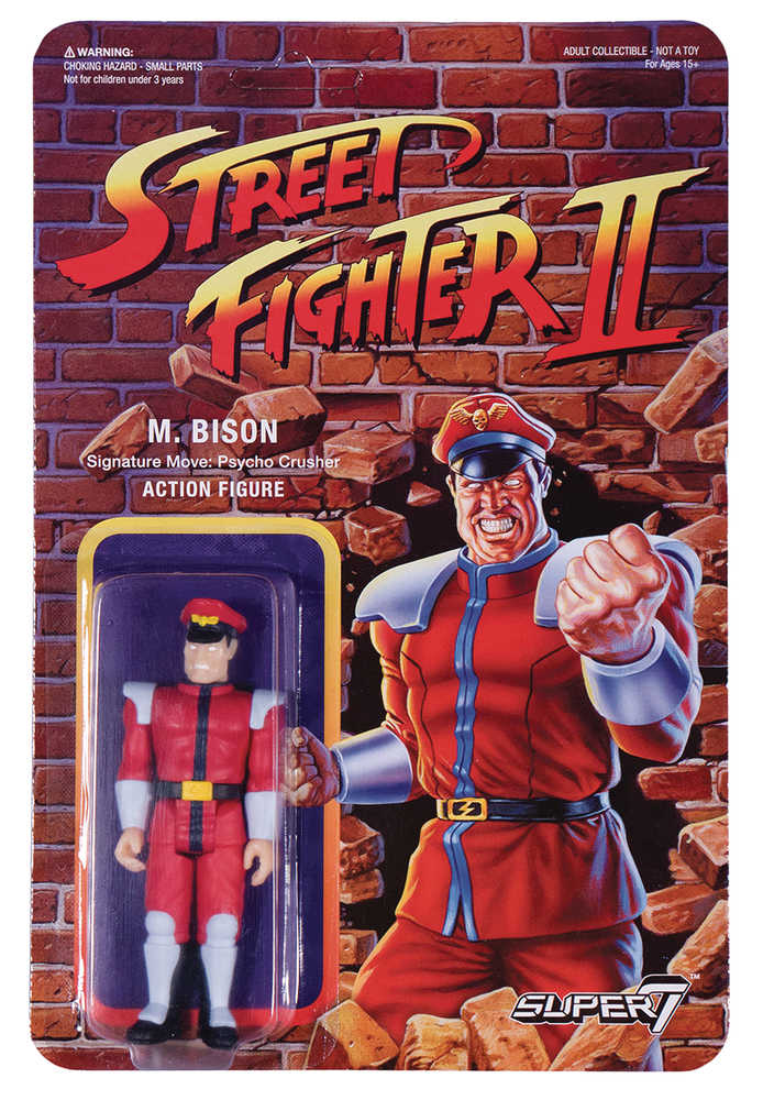 Street Fighter M Bison Reaction Figure  