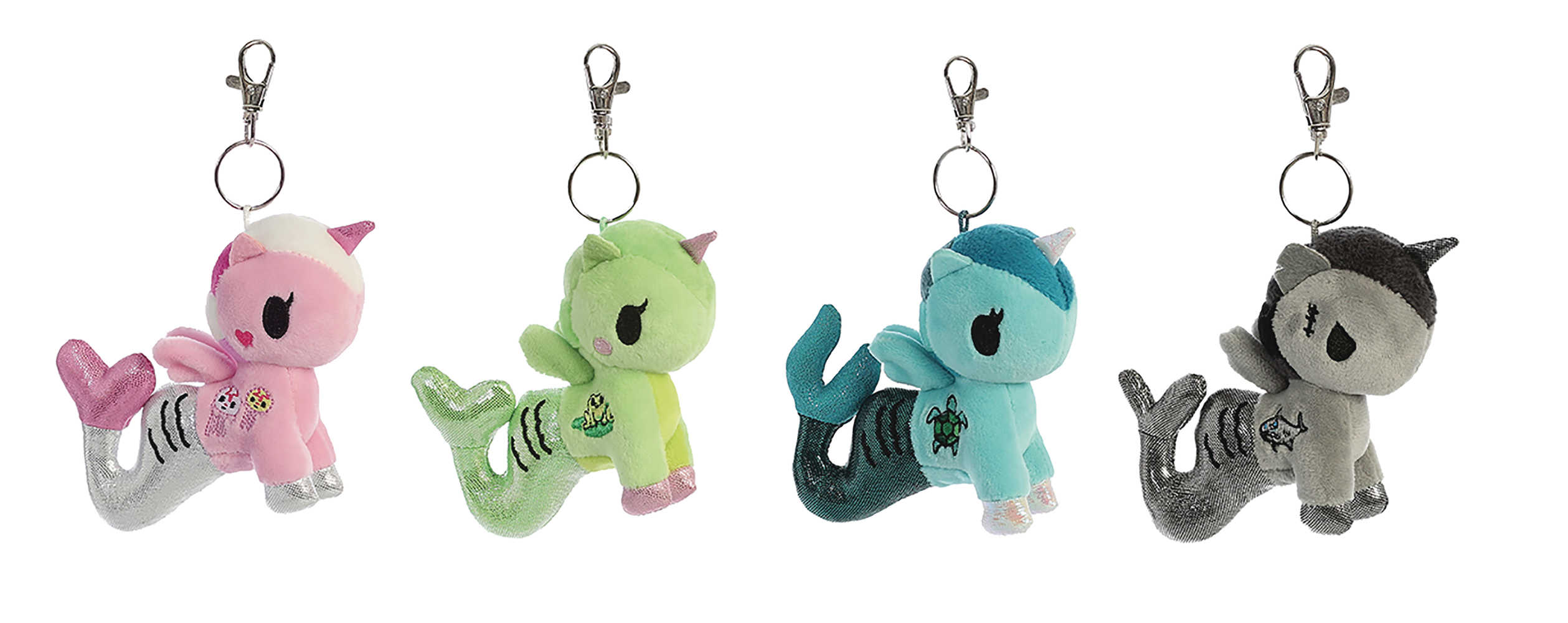 Tokidoki Mermicorno Series 2 Keychain Plush 12 Pc Bmb Disp (C