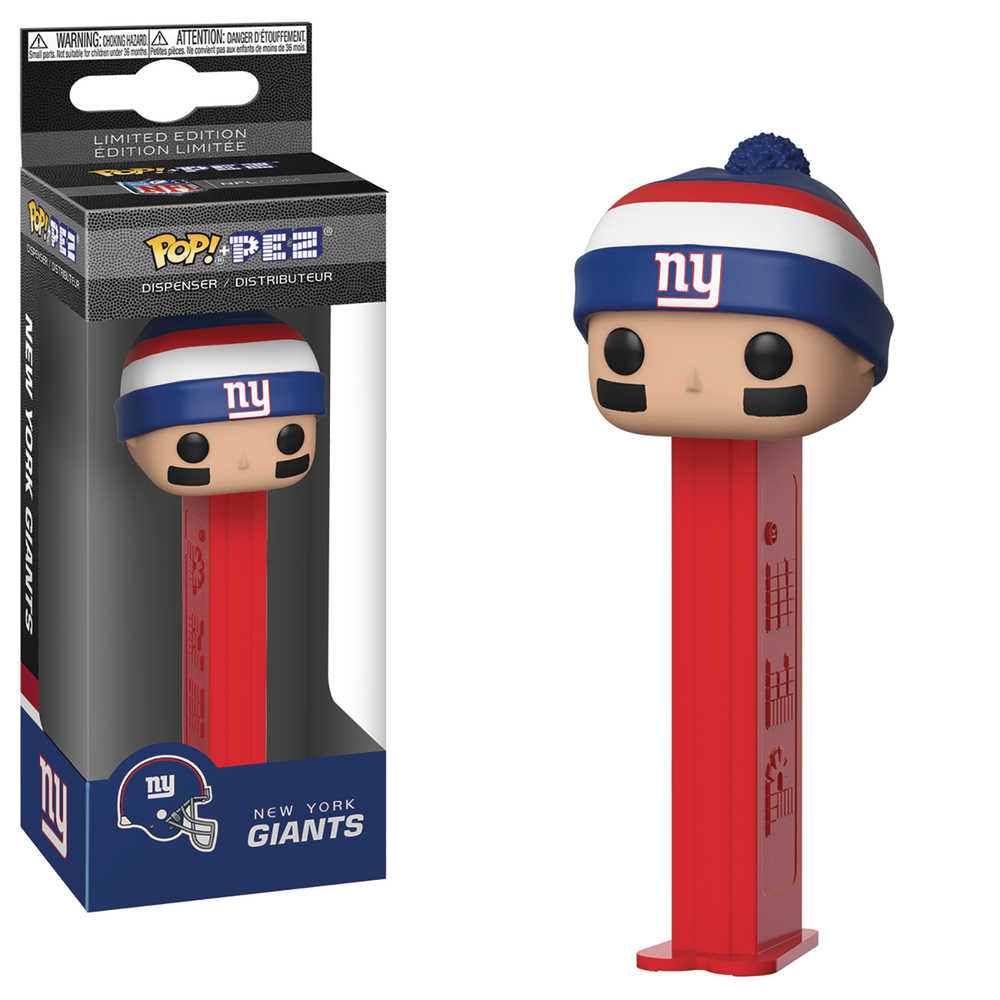 Pop Pez Nfl Giants Beanie 