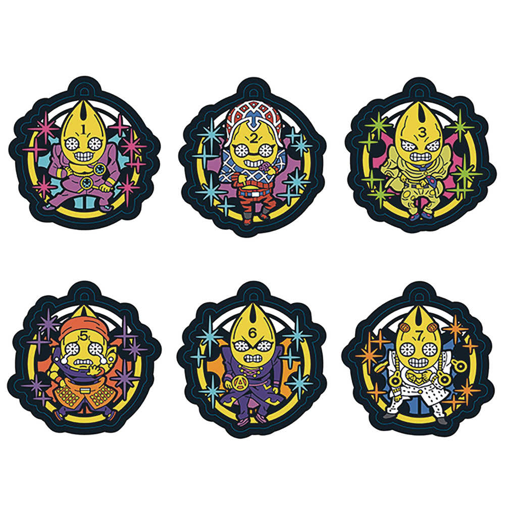 Jojos Bizarre Adventure Gw Bizarre Costume Rubber Mascot 6 Pc Ds (C