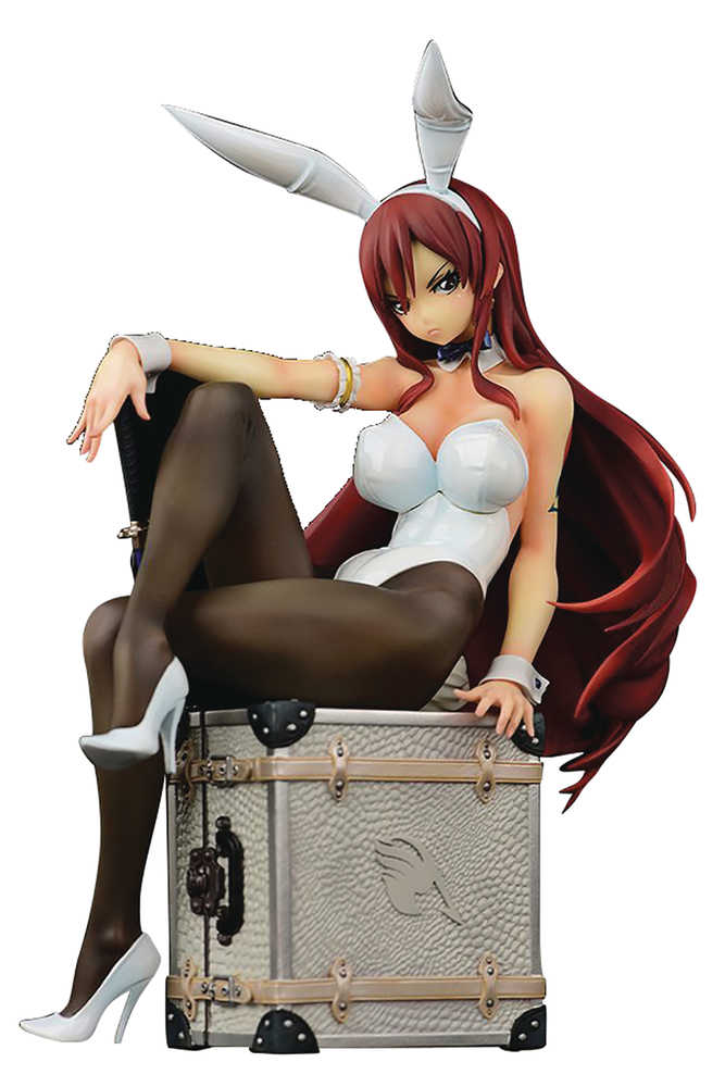 Fairy Tail Erza Scarlet 1/6 PVC Figure Bunny Girl White Ver (Mr