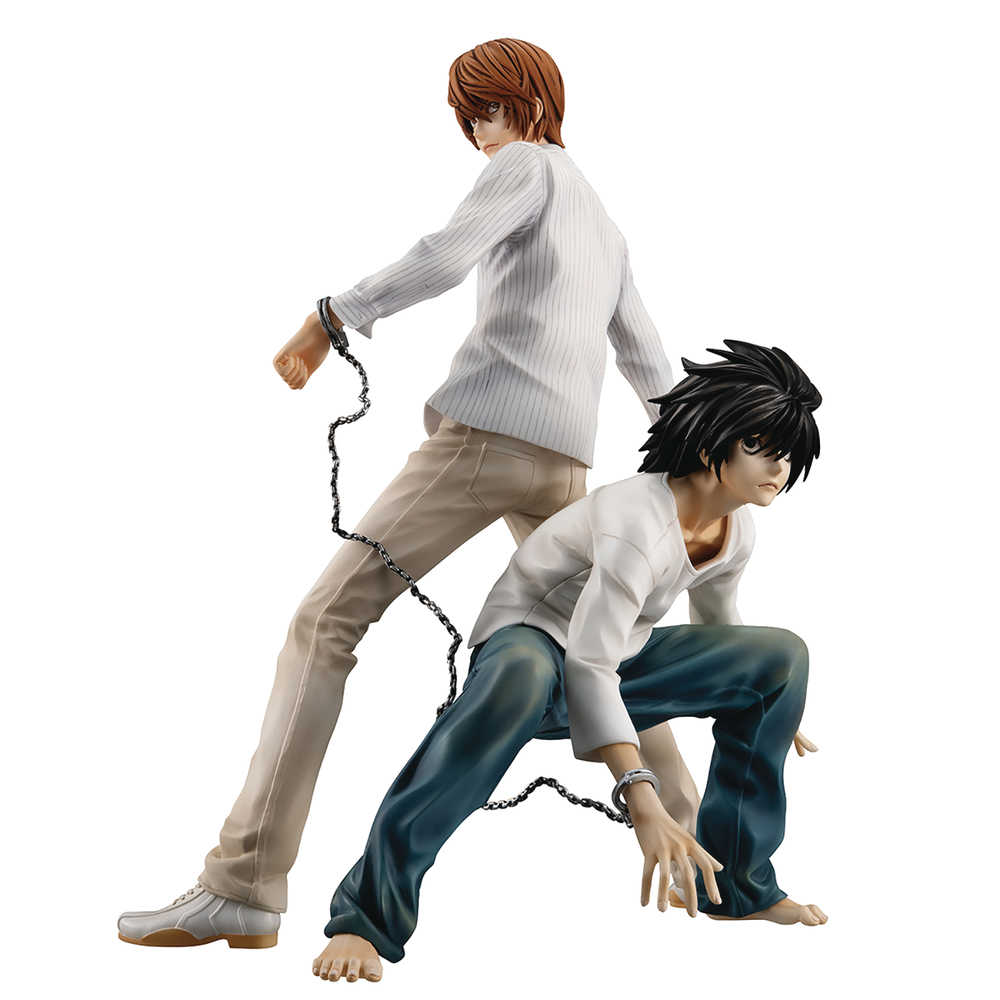 Gem Series Death Note Light Yagami & L PVC Statue 