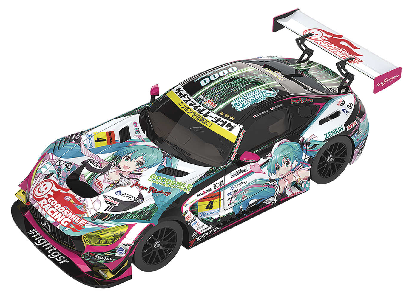 Hatsune Miku Guide To The Project 1/43 Mini Car Amg 2019 Ver 