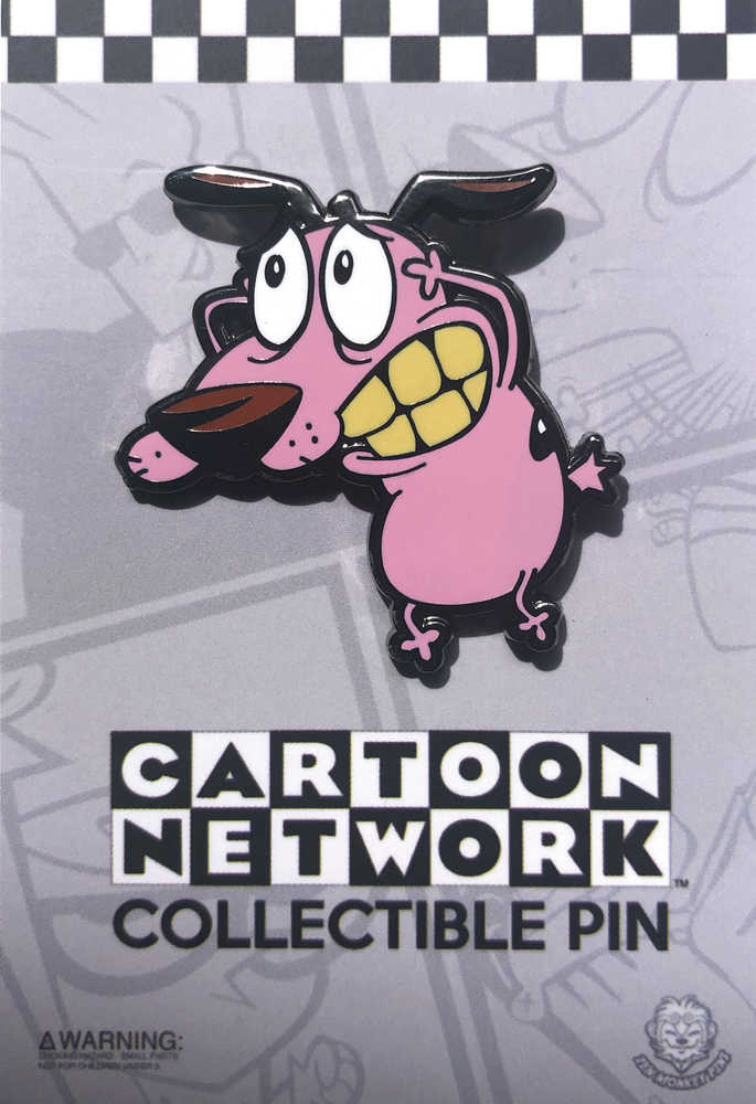 Courage The Cowardly Dog Distressed Courage Pin 