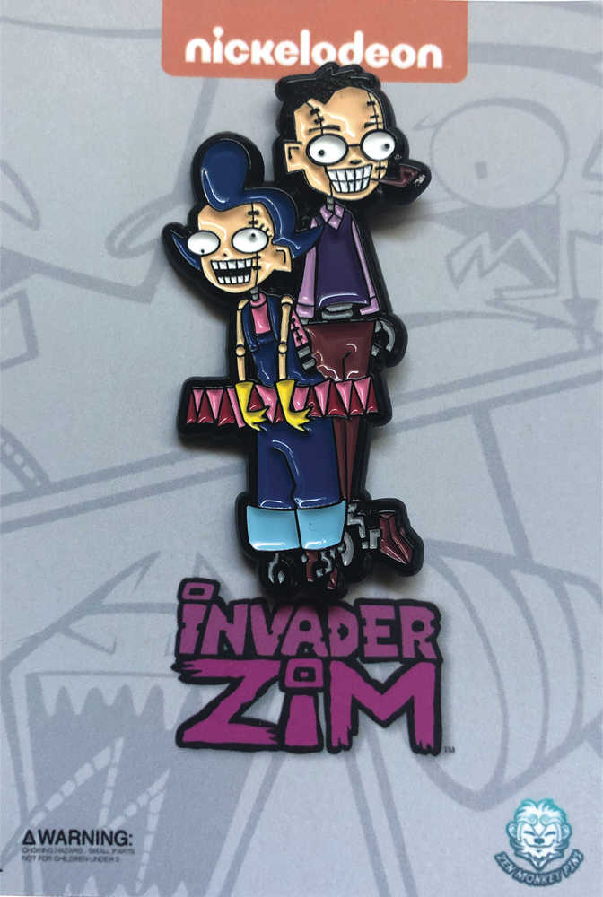 Invader Zim Zims Robot Parents Pin 