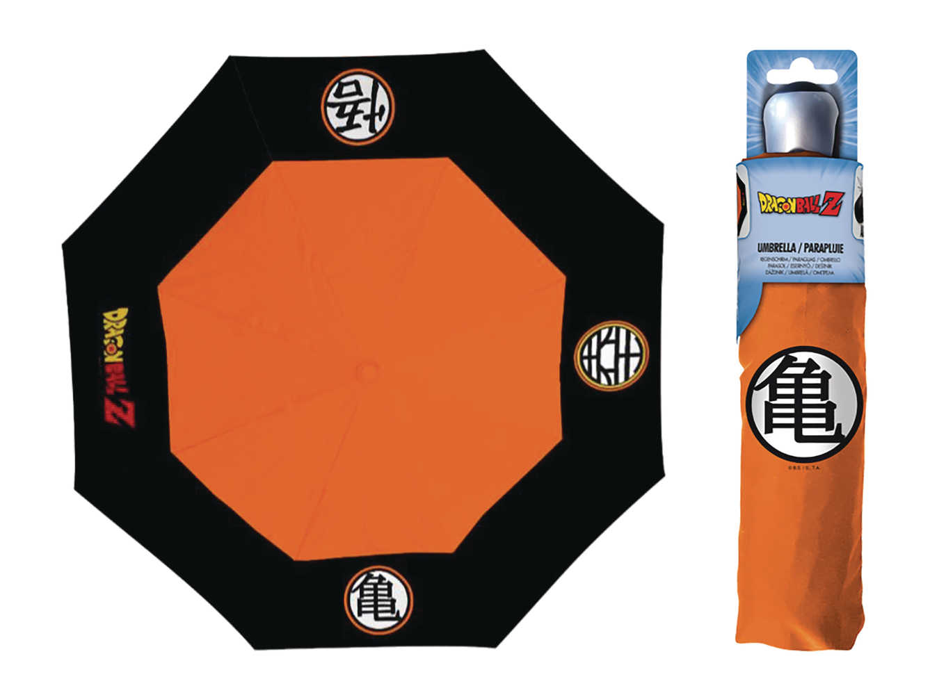 Dragon Ball Z Symbols Umbrella 