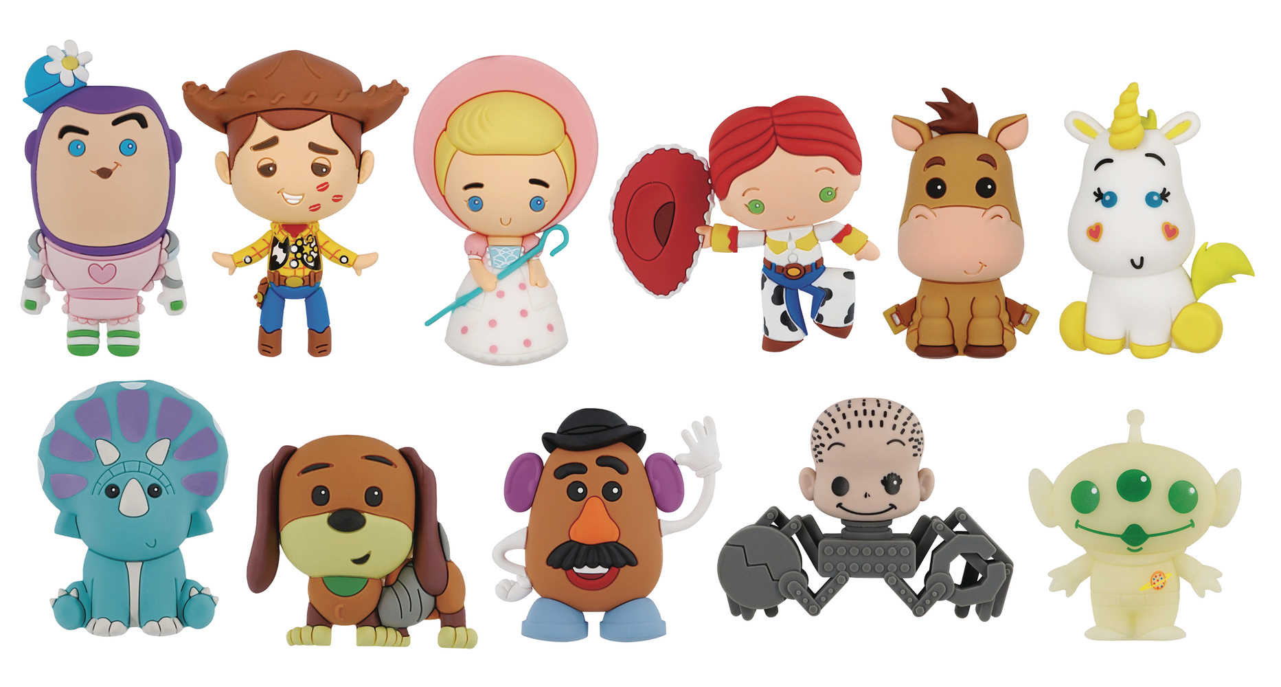 Disney Toy Story Classic Figural Keyring 24 Pc Blind Mystery Box Display 