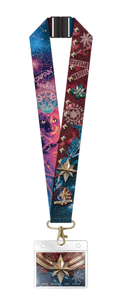 Captain Marvel Deluxe Lanyard 