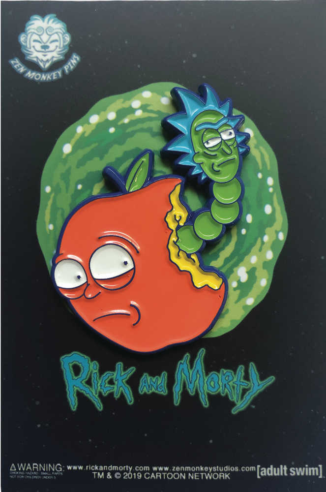 Rick And Morty Hungry For Apples Pin 