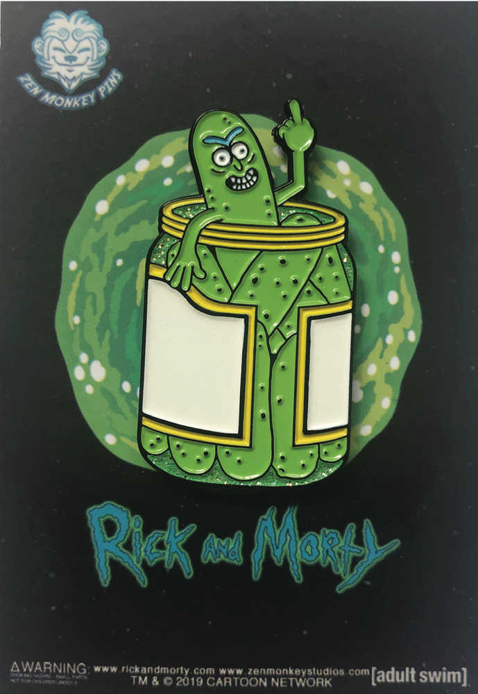 Rick And Morty Pickle Rick Jar Pin 