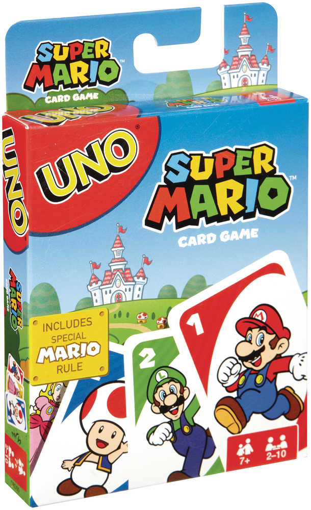Uno Super Mario Bros Card Game Case  
