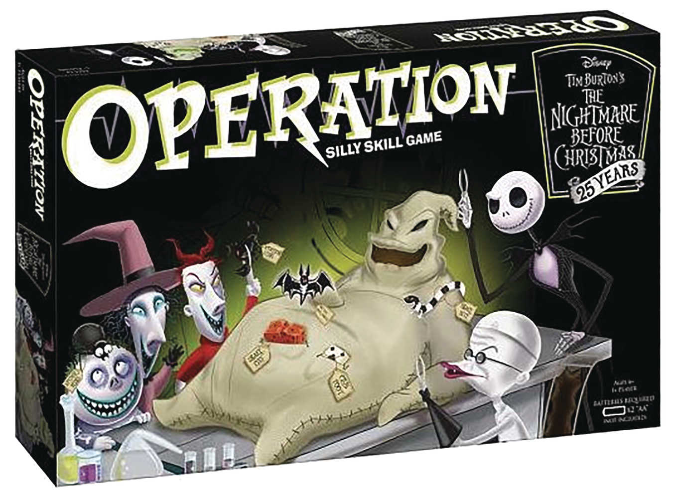Operation Nightmare Before Christmas 25 Th Ann Board Game 