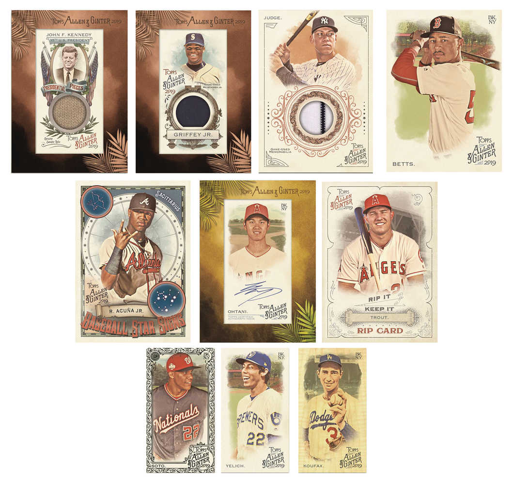 Topps 2019 Allen & Ginter Baseball Trading Card Box  