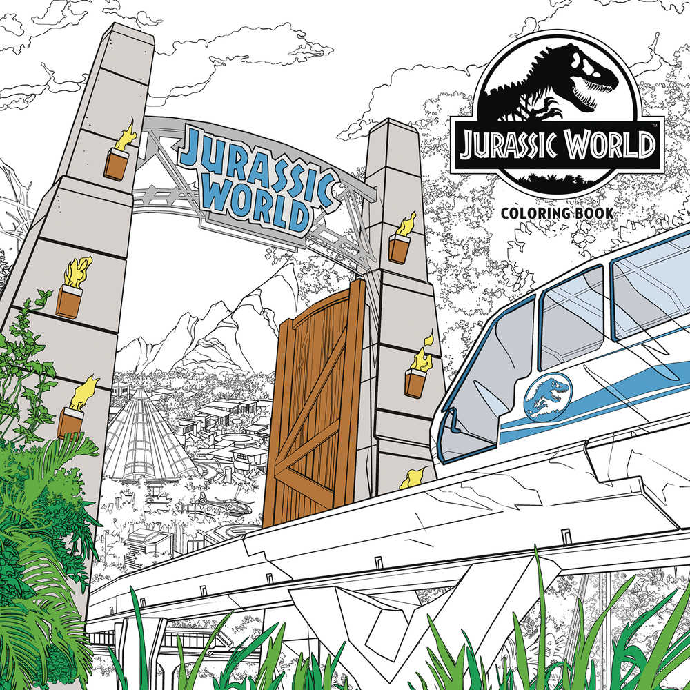 Jurassic World Adult Coloring Book TPB