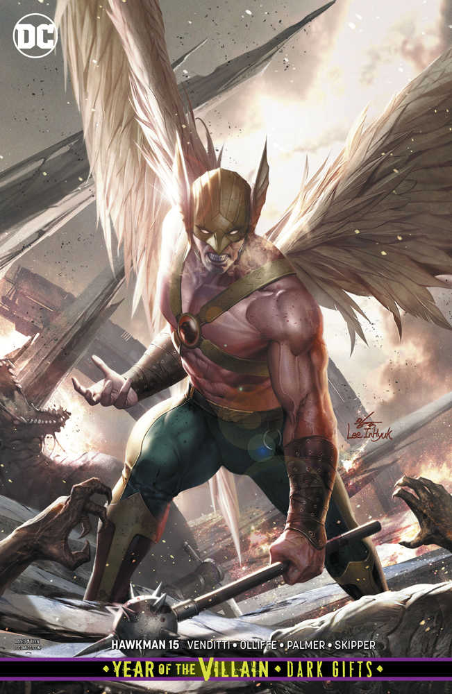 Hawkman #15 Variant Edition Yotv Dark Gifts
