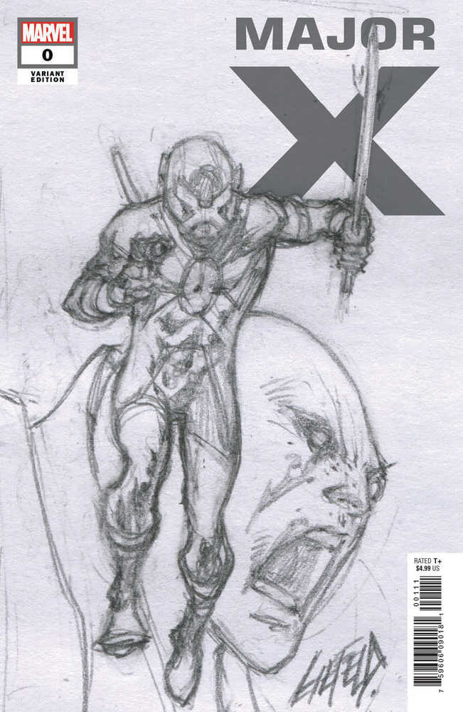 Major X #0 Liefeld Sketch Variant