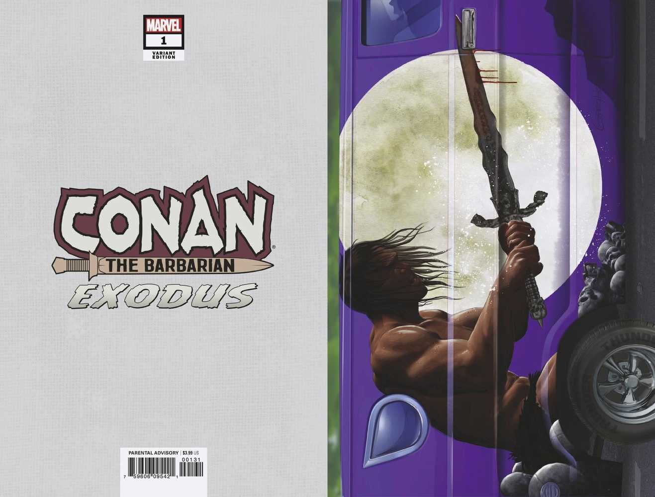 Conan The Barbarian Exodus #1 Horn Van Variant
