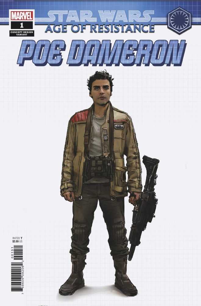 Star Wars Aor Poe Dameron #1 Concept Variant