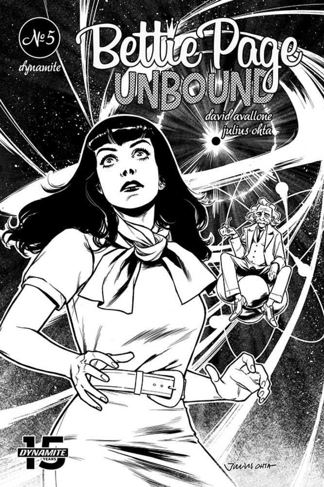 Bettie Page Unbound #5 40 Copy Ohta Black & White Variant Edition 