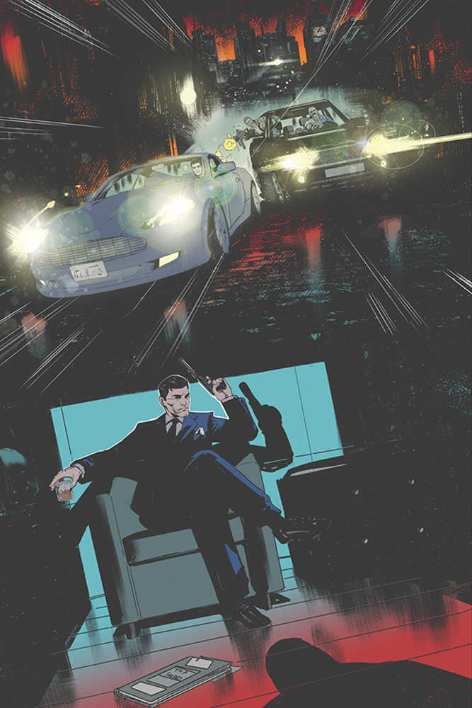 James Bond 007 #10 40 Copy Carey Full Art Variant Edition 