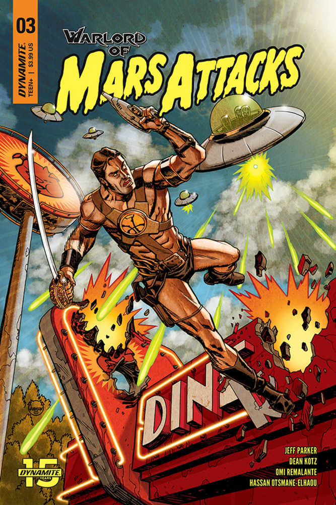 Warlord Of Mars Attacks #3 Cover A Johnson