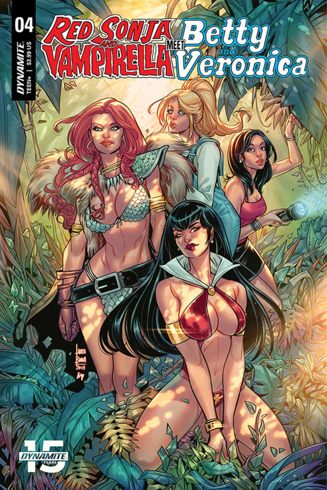 Red Sonja Vampirella Betty Veronica #4 Cover C Braga