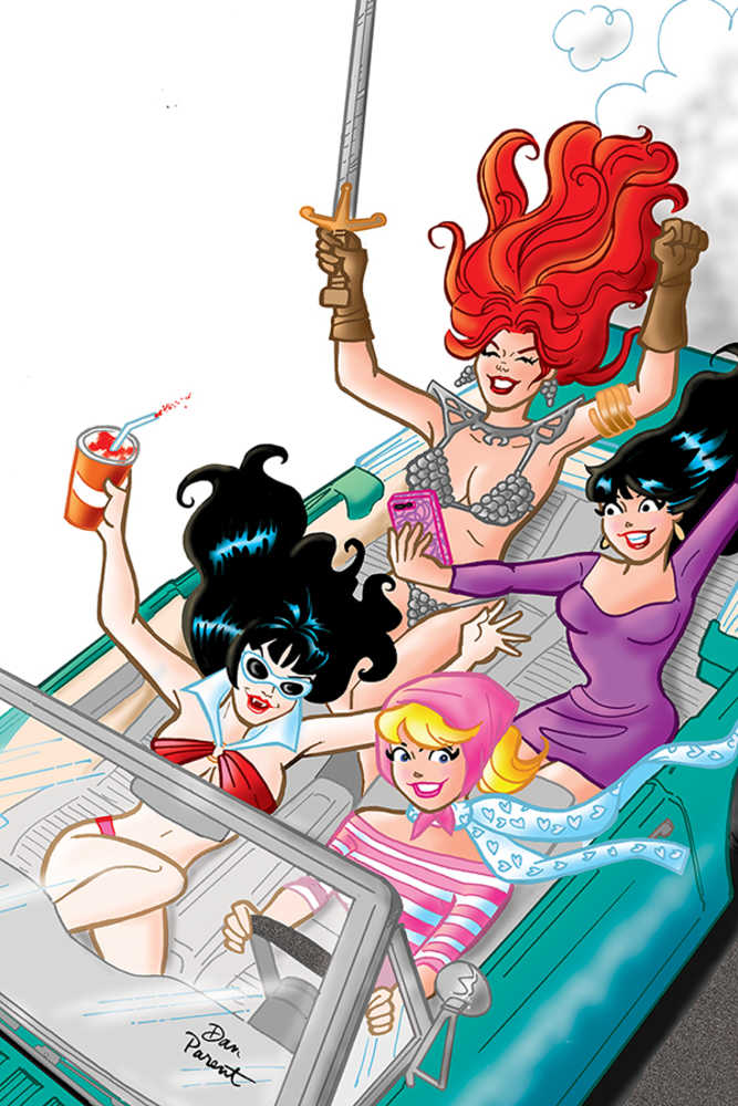 Red Sonja Vampirella Betty Veronica #4 40 Copy Parent Virgin