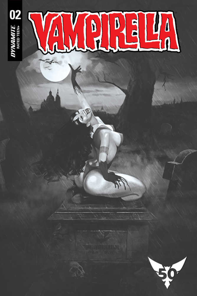 Vampirella #2 20 Copy Dalton Black & White Variant Edition 