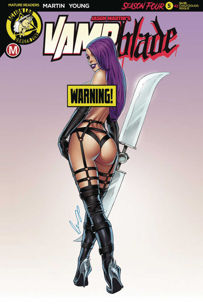 Vampblade Season 4 #5 Cover D Chatzoudis Risque (Mature)