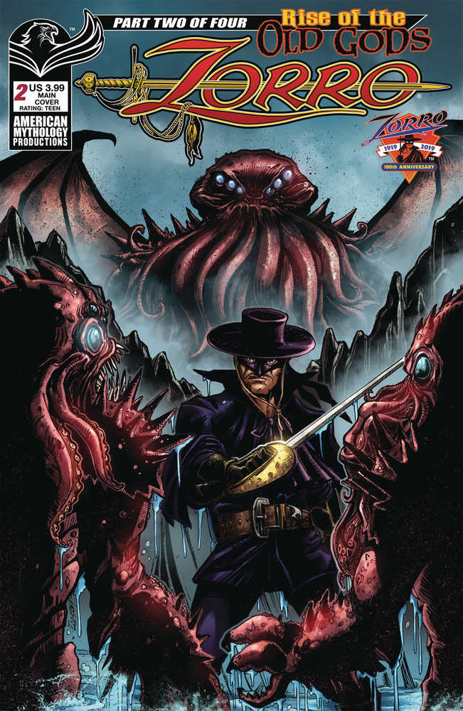 Zorro Rise Of The Old Gods #2 Cover A Calzada