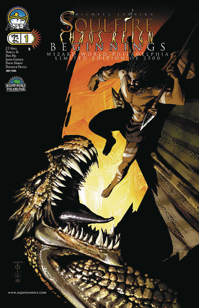 Soulfire Chaos Reign Beginnings Ww Philly 2006 Variant Cover 