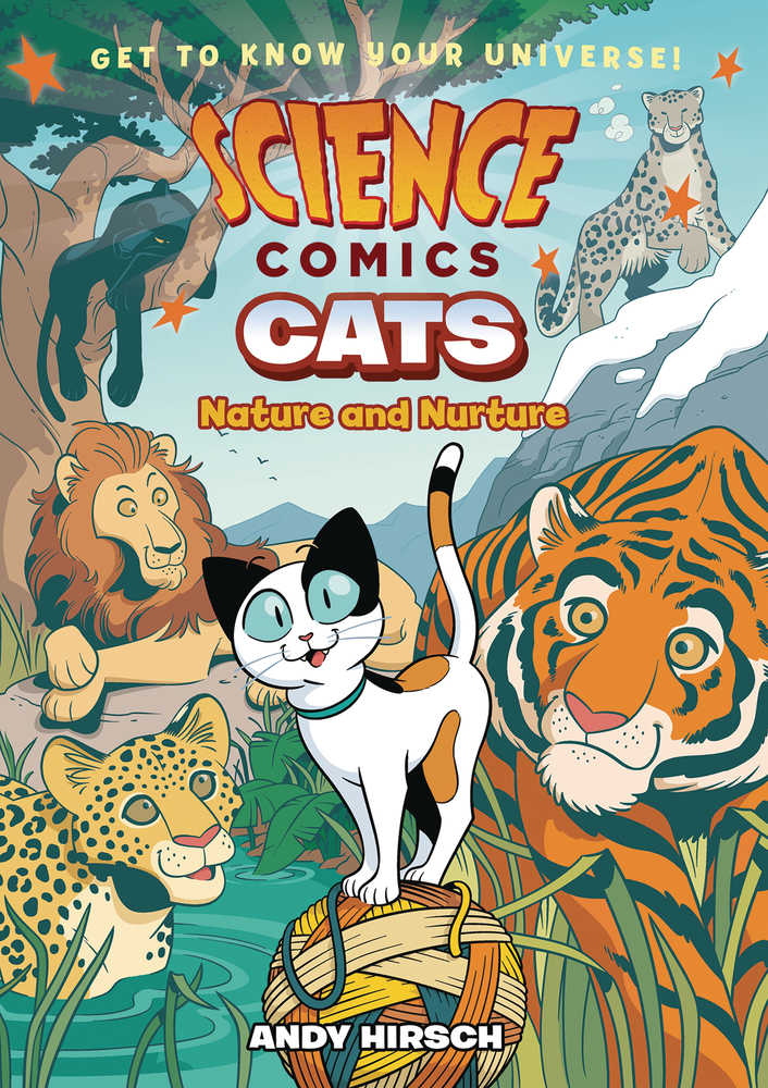 Science Comics Cats Nature & Nuture Hardcover Graphic Novel 