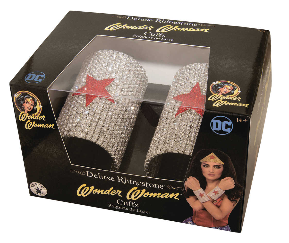 DC Heroes Wonder Woman Deluxe Rhinestone Cuff Set 