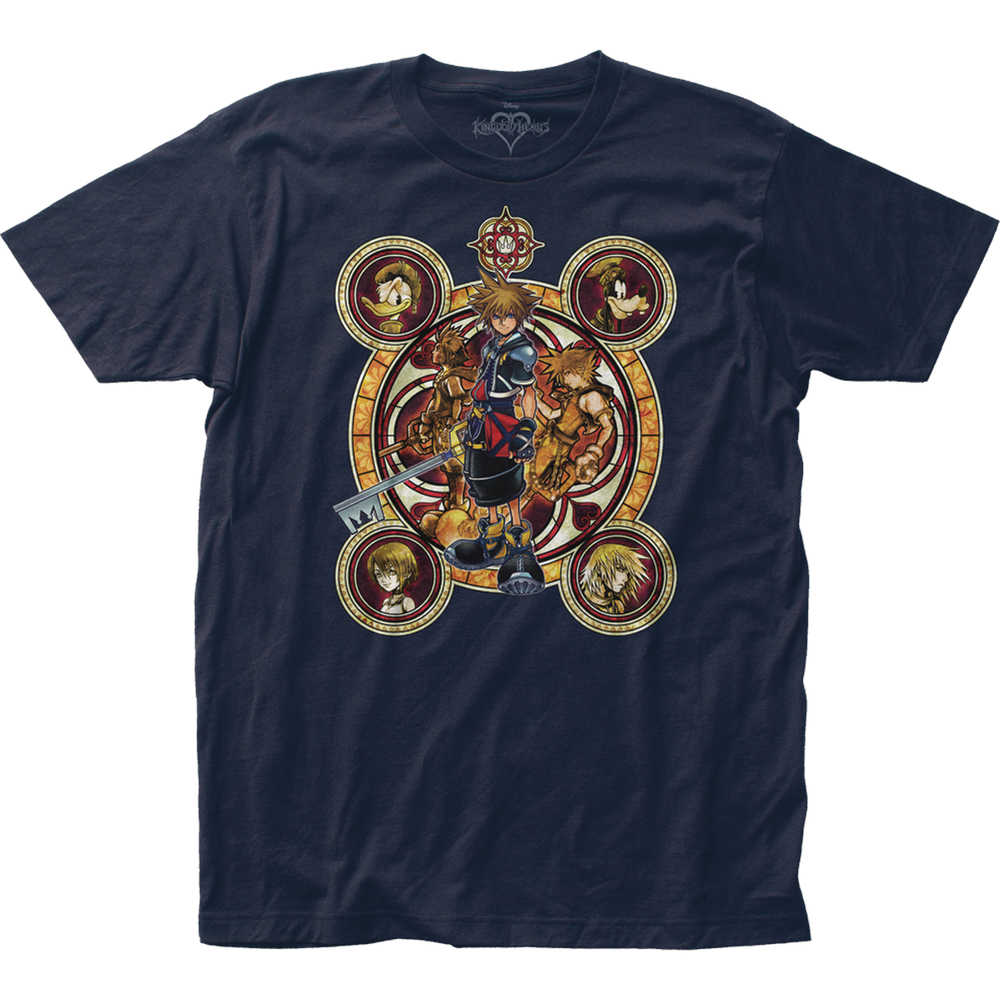 Kingdom Hearts Character Circles T-Shirt SM 