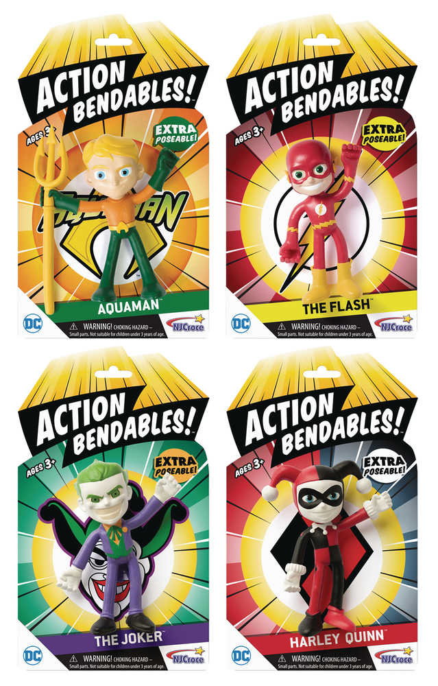 Action Bendables Justice League 12 Pc Figure Assortment 2